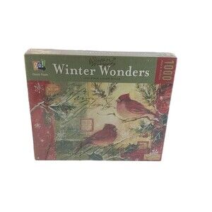 Susan Winget ''Winter Wonders'' 1000 Piece Jigsaw Puzzle by GO Games  29" x 19"